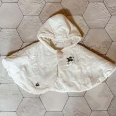 オーガニックコットン ベビーポンチョ 80サイズ