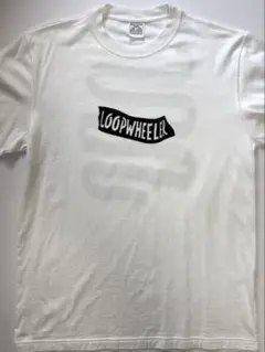 LOOPWHEELER 25周年記念Tシャツ Lサイズ ホワイト