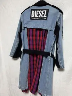 DIESEL ディーゼル デニム ロングコート XXS(S〜L相当)