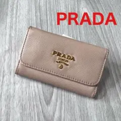 PRADA (181)6連キーケース アイボリー プラダ