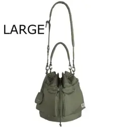 HYKE x PORTER 2WAY TOOL BAG LARGE OLIVE