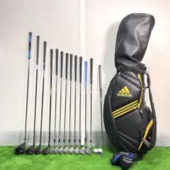 ゴルフクラブセット 初心者応援 メンズ ツアーステージ ラウンド仕様 キャディー