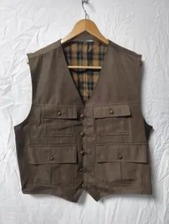 CLAUDE CROSS for Men ベスト ブラウン メンズ M