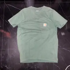 カーハート　tシャツ　ポケット　グリーン