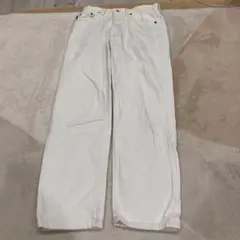 ポールスミスジーンズ　ホワイトストレートデニムパンツ