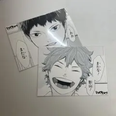 ハイキュー 日向翔陽 影山飛雄 ジャンプショッププレミアムブロマイド 2Lサイズ