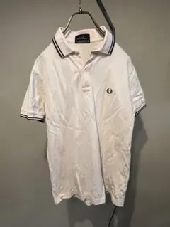 FRED PERRY ホワイト ポロシャツ M