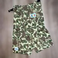 Lee キッズ迷彩柄160半ズボンカモフラハーフパンツミリタリー柄
