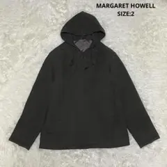 MARGARET HOWELL メルトンフードジャケット ririジップ 日本製