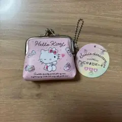 ハローキティ小型がま口財布 新品の