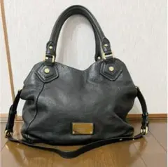 マークバイマークジェイコブス 2way トートバッグ 黒 レザー
