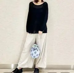 ベイフロー　イージーケア　ワイドパンツ　新品