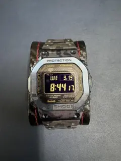 G-SHOCK GMW-B5000TCF-2JR チタン製 限定ブルー迷彩 美品 G-SHOCK WATCH FULL METAL GMW-B5000TCF-2JR TITANIUM