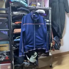 【激レア】60s adidas トラックジャケット デサント 80s 青ジャージ