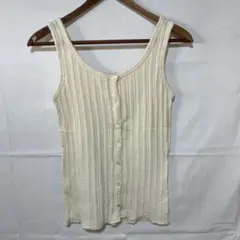 【美品】FREAK'S STOREリブ編みタンクトップ
