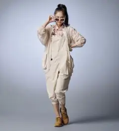 未使用！！ワークマンガーデニング サロペットM ベージュ