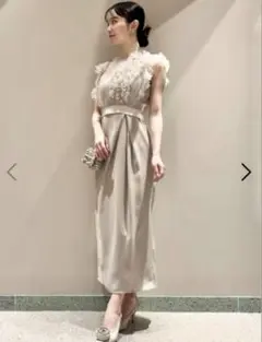 スナイデル SNIDEL ボレロセットドレス　パーティドレス　結婚式