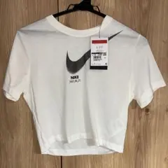 Nike クロップドTシャツ L ホワイト