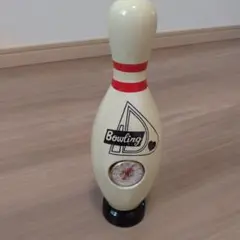 ◆レトロ　ボーリング　ピン　貯金箱　温度計　陶器