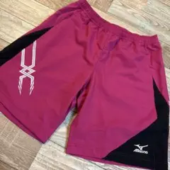 新品　Mizuno ピンク M ブラック スポーツパンツ ハーフパンツ