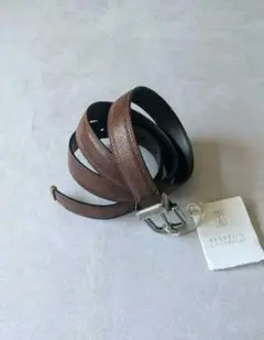 【未使用級】BRUNELLO CUCINELLI スエード　ベルト モニーレ メンズレザーベルト | Brunello Cucinelli