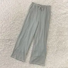 《美品》 YE LBARE 透け感パンツ ミントグリーン F 春夏 涼しげ