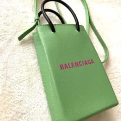 バレンシアガ BALENCIAGA ショッピングミニレザーバッグ