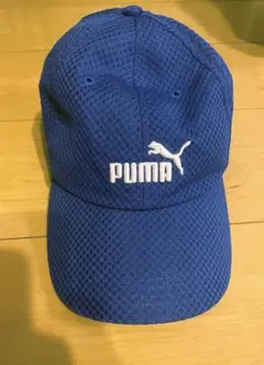 PUMA メッシュキャップ 青