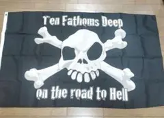 骸骨デザイン タペストリー Ten Fathoms Deep