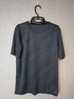 ダークグレー 半袖シャツ ポリエステル