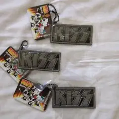KISS　×　ハローキティ　反射　マスコット　リフレクター　3個セット