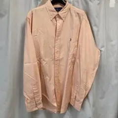 ラルフローレン シャツ コットン ピンク ボタンダウン