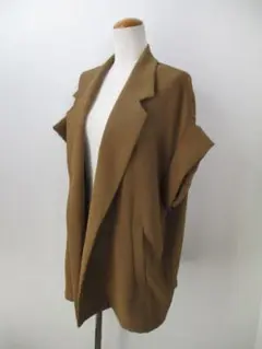 ディニテコリエ Dignite Collier ビッグスリーブレスジャケット