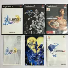 PS2 ファイナルファンタジー X、キングダム ハーツ、ウイニングイレブン 6