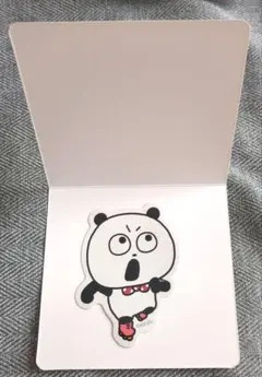 にしむらゆうじ×ラウンドワン 特典シール ごきげんぱんだ