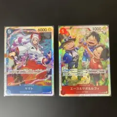 ワンピース　受け継がれる意志　SR ヤマト エース＆サボ＆ルフィ