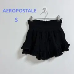 新品　AEROPOSTALEブラック フリルショートパンツ S