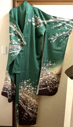 振袖 新品 緑・紫
