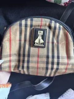 稀少 Burberry チェック柄 ショルダーバッグ