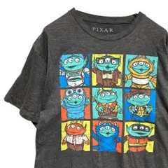 BJOC ムービー Tシャツ 古着 グレー ピクサー PIXAR トイストーリー