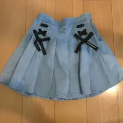 （値下げ）LOVETOXIC プリーツスカート 145cm~155cm M