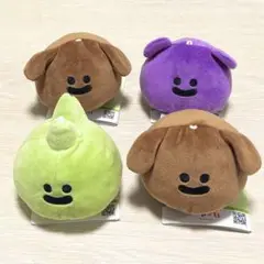 新品　ぷにぷに生き物ぐみーず　マスコット ぬいぐるみ　4個セット　プライズ