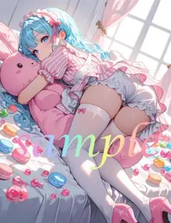 c310 美少女 かわいい イラスト 下着 コスプレ セクシー A4ポスター