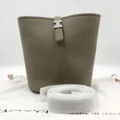 【新品 未使用✨】イアクッチ バケツ型 ショルダーバッグ テア レザー I金具