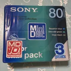 SONY ソニー　ミニディスク　80分　3枚組　3p カラーコレクション