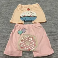 西松屋 ショートパンツ 80と90