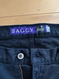 90s 00sLevi's SilverTab Baggy ブラック W36