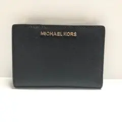 マイケルコース 2つ折り財布美品 - 黒