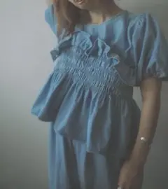 トップス papier Denim Louise Blouse 2025年最新】papier louise blouseの人気アイテム - メルカリ