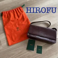 美品♡ヒロフ♡HIROFU♡ハンドバッグ♡天然♡革♡保存袋